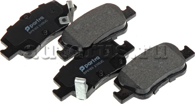 Колодки тормозные дисковые | перед прав/лев | (Partra) Partra. Артикул BP6163