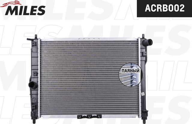 Радиатор охлаждения двигателя Miles для ЗАЗ Chance 2009-2013. Артикул ACRB002