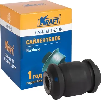 Сайлентблок передний переднего рычага Toyota Avensis (09-), Corolla (07-), Rav4 (Kraft) Kraft. Артикул KT883377