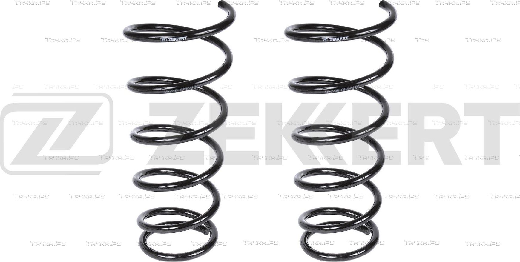 Пружина подвески Zekkert передняя для Suzuki SX4 I (Classic) 2006-2015. Артикул SF-2204