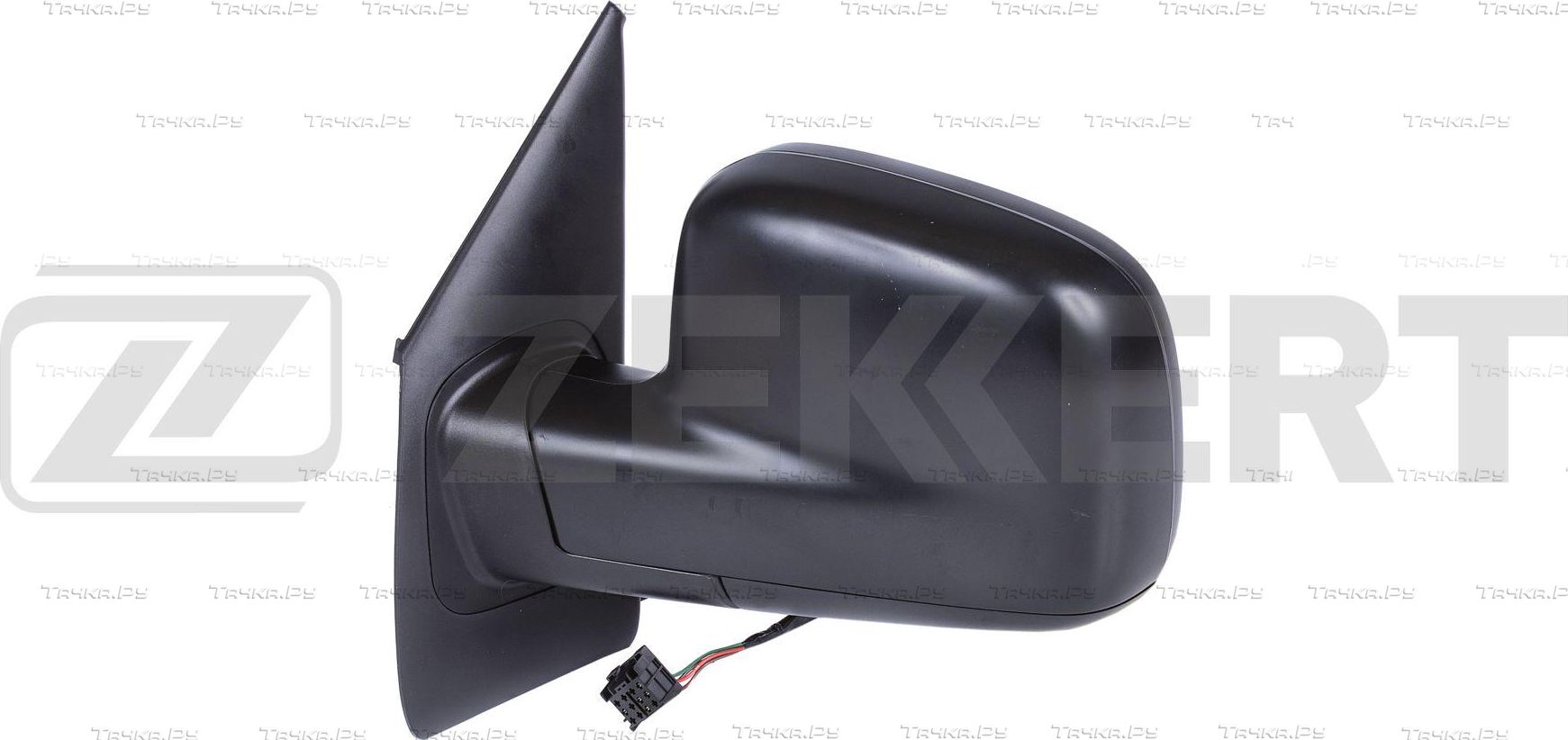 Зеркало боковое (в сборе) Zekkert левое для Volkswagen Transporter T5 2003-2009. Артикул SP-4050