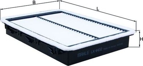 Воздушный фильтр Mahle. Артикул LX 4432