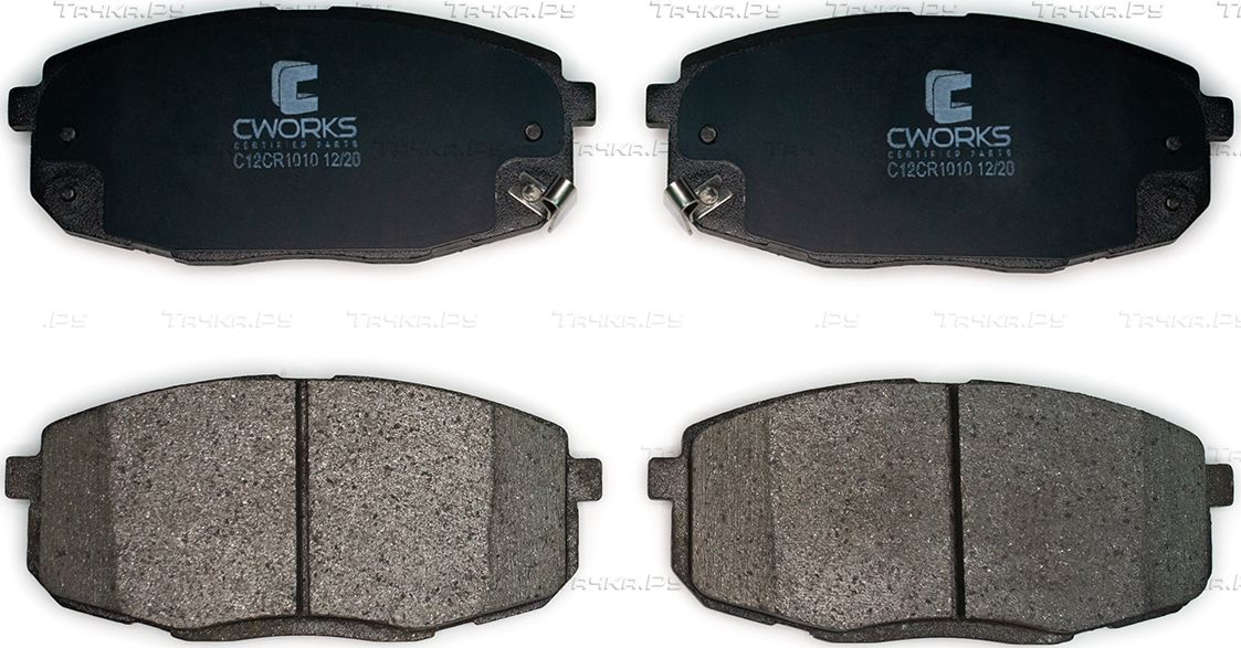 Тормозные колодки Cworks передние для Kia Proceed I 2008-2013. Артикул C12CR1010