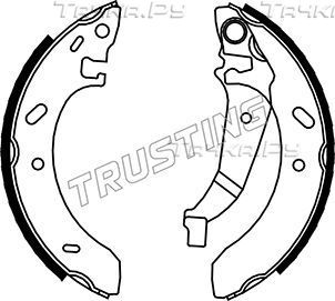 Тормозные колодки Trusting задние для Plymouth Breeze 1995-2001. Артикул 023.005