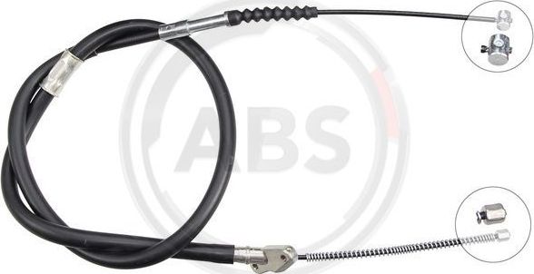 Трос ручника (тросик ручного тормоза) ABS. Артикул K16297