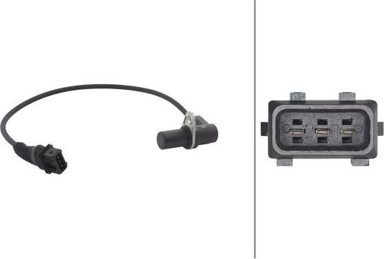 Датчик положения распредвала Hella для BMW 5 IV (E39) 1995-1998. Артикул 6PU 009 168-301