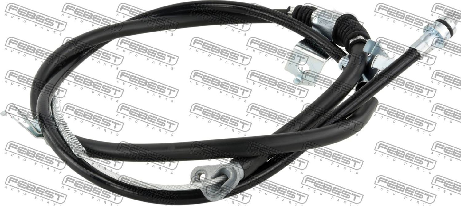 Трос ручника (тросик ручного тормоза) Febest. Артикул 04100-V97LH