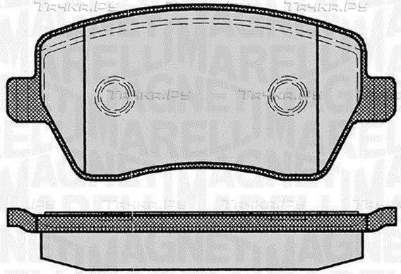 Тормозные колодки Magneti Marelli. Артикул 363916060347
