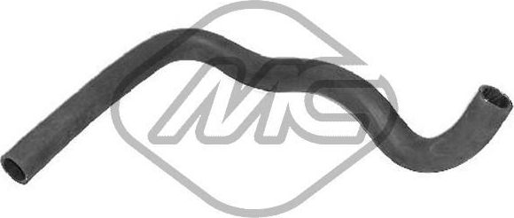 Патрубок радиатора (системы охлаждения) Metalcaucho нижний для Peugeot 406 I 1998-2004. Артикул 08600