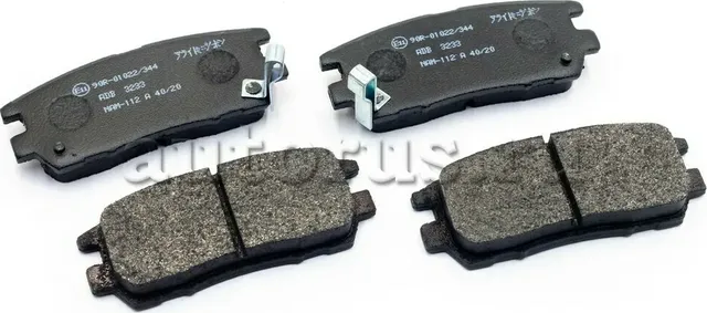 Колодки тормозные дисковые | зад | (Allied Nippon). Артикул ADB3233