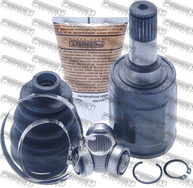 Шрус внутренний (граната) Febest передний правый для Honda Insight I 2001-2004. Артикул 0311-GDRH