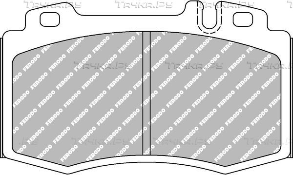 Тормозные колодки FERODO RACING DS2500. Артикул FCP1661H