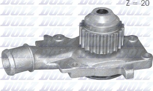 Помпа (водяной насос) Dolz для Ford Escort IV 1986-1990. Артикул F127