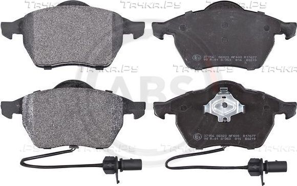 Тормозные колодки ABS передние для Volkswagen Passat B5 1996-2005. Артикул 37156