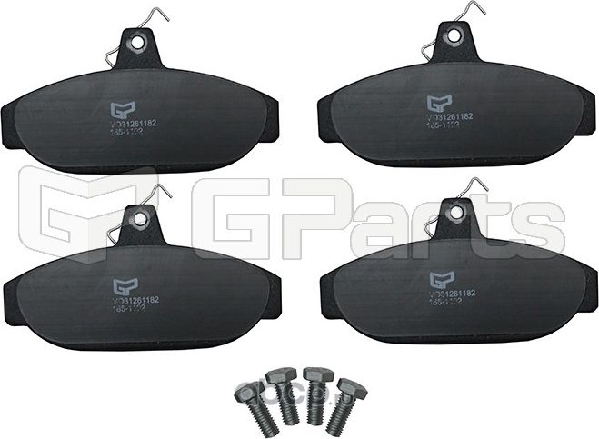 Тормозные колодки, передние (Gparts). Артикул VO31261182
