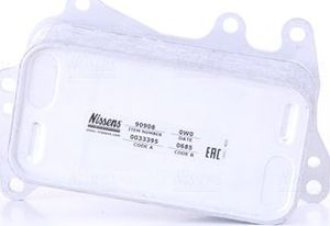 Радиатор масляный (маслоохладитель) для АКПП Nissens (алюминий) для Alpina D3 F30 2013-2018. Артикул 90908