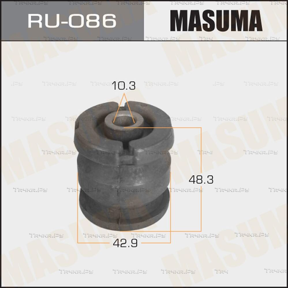 Сайлентблок переднего рычага подвески Masuma. Артикул RU-086