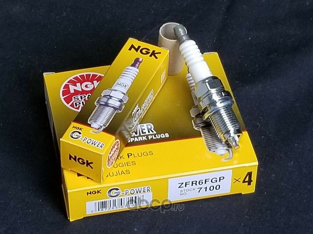 Свеча зажигания 7100 (NGK) NGK. Артикул ZFR6FGP