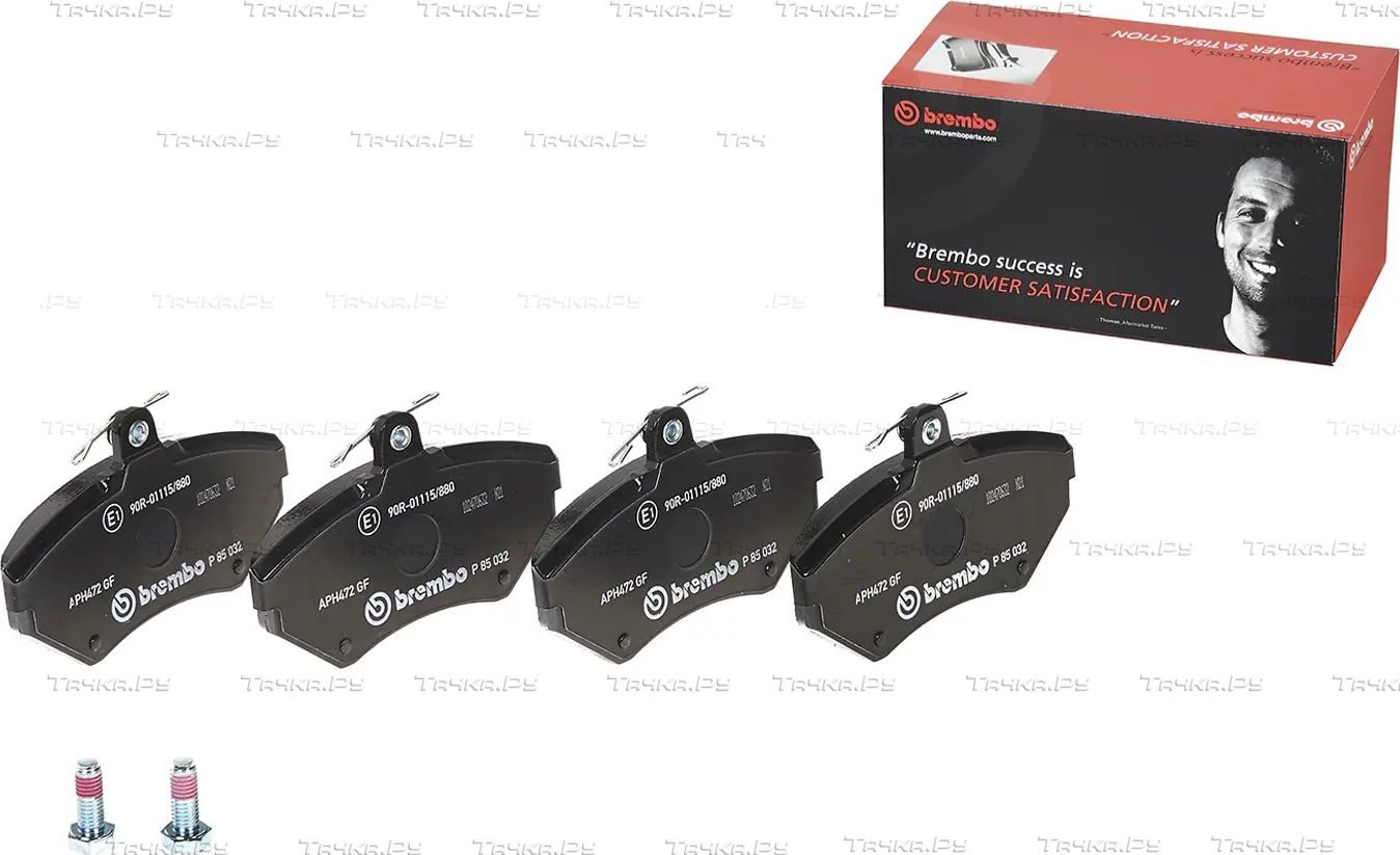 Тормозные колодки Brembo PRIME LINE передние для SEAT Ibiza II 1993-2002. Артикул P 85 032