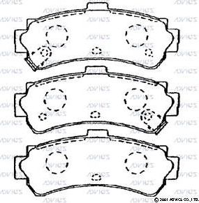 Тормозные колодки Advics. Артикул B2N029