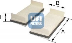 Салонный фильтр UFI для Opel Sintra 1996-1999. Артикул 53.068.00