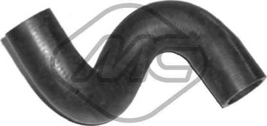 Патрубок радиатора (системы охлаждения) Metalcaucho верхний для Peugeot 206 1998-2001. Артикул 08620