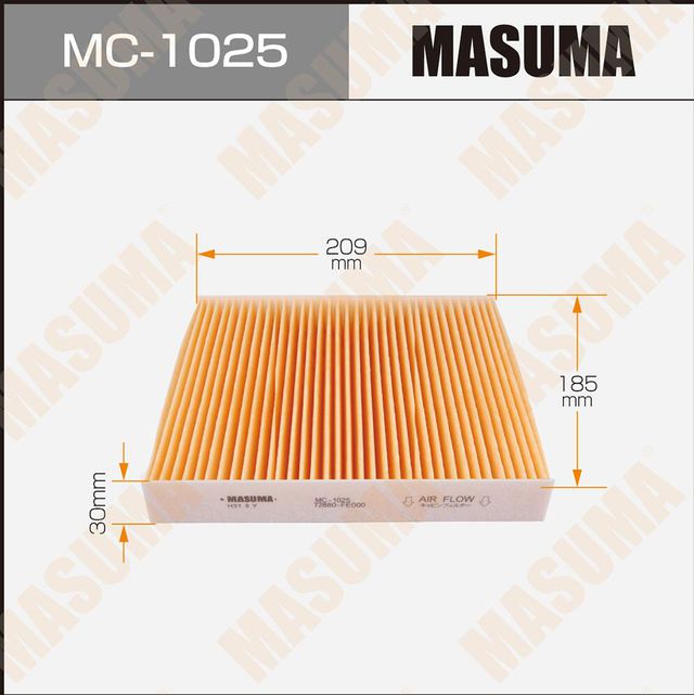 Салонный фильтр Masuma для Subaru Impreza II 2000-2009. Артикул MC-1025
