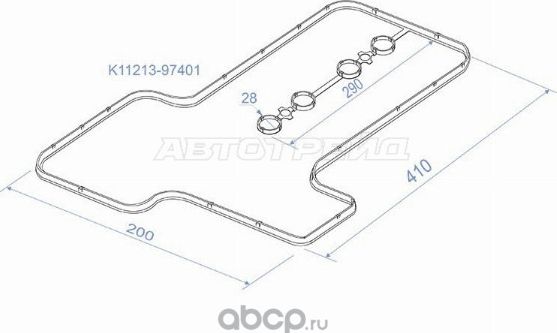 Прокладка клапанной крышки TY K3VE, 3SZ-VE, 00- BB (SAT). Артикул K1121397401