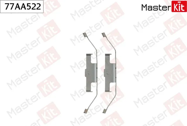 Комплект установочный тормозных колодок BMW X1 (F48) 2014 - (Master KIT). Артикул 77AA522