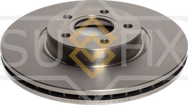 Диск тормозной передний правый/левый FORD C-MAX (DM2) 2007-2010, VOLVO C30 (533) (Sufix). Артикул FX1115