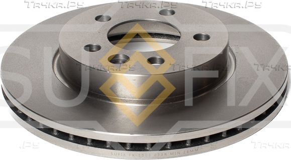 Диск тормозной передний правый/левый VOLKSWAGEN AMAROK 2010-2016 (Sufix). Артикул FX1508