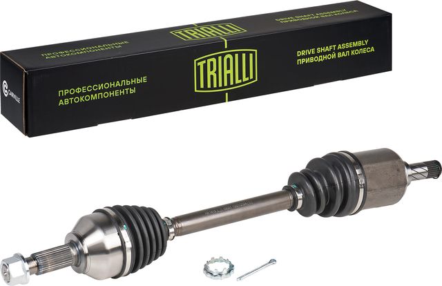 Полуось (привод в сборе, приводной вал) Trialli передняя левая для Nissan Qashqai I 2007-2013. Артикул AR 1415
