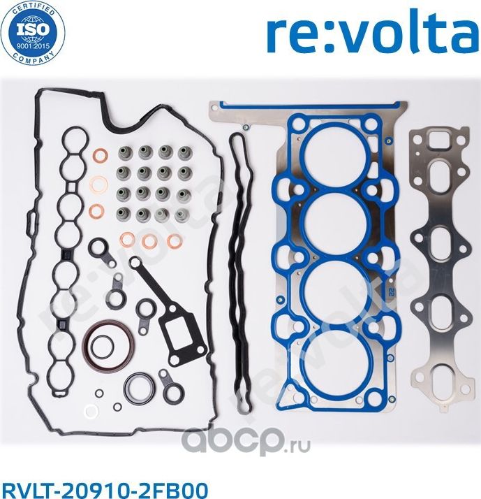 Комплект прокладок полный kia Sorento 2009 (Revolta). Артикул RVLT209102FB00