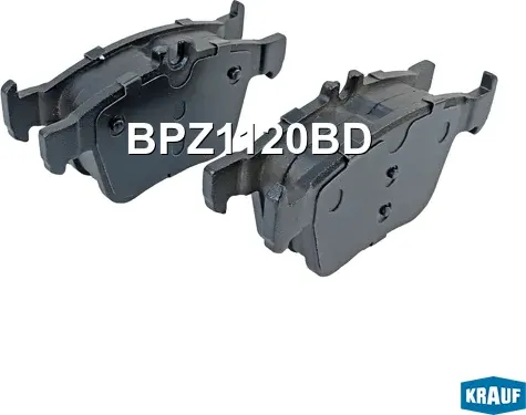 Колодки тормозные дисковые Krauf. Артикул BPZ1120BD