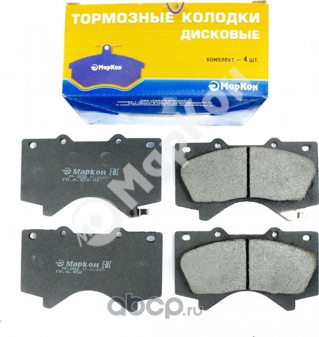 Колодки тормозные дисковые к-т (передние) с мех. индикатором износа LEXUS LX III   TOYOTA LAND CRUI (Markon) Markon. Артикул 45202180