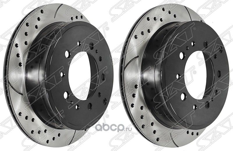 Комплект дисков тормозных зад перфорированные TOYO (SAT). Артикул ST4243160290PF