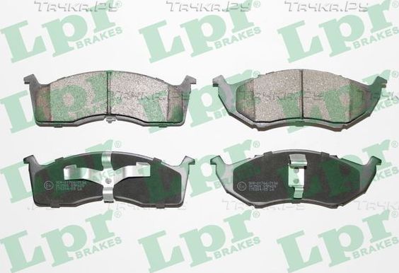 Тормозные колодки LPR передние для Chrysler 300M 1998-2004. Артикул 05P629