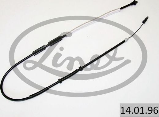 Трос ручника (тросик ручного тормоза) Linex правый для Fiat Stilo 2001-2008. Артикул 14.01.96