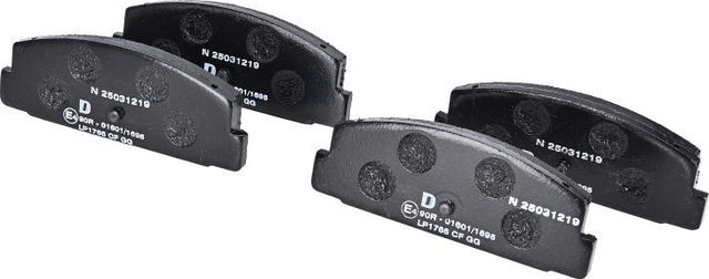 Тормозные колодки Delphi (Low-Metallic) задние для FAW Besturn B50 I 2009-2016. Артикул LP1766