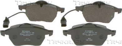 Тормозные колодки Bosch (Low-Metallic) передние для Audi A6 II (C5) 1997-2005. Артикул 0 986 495 232