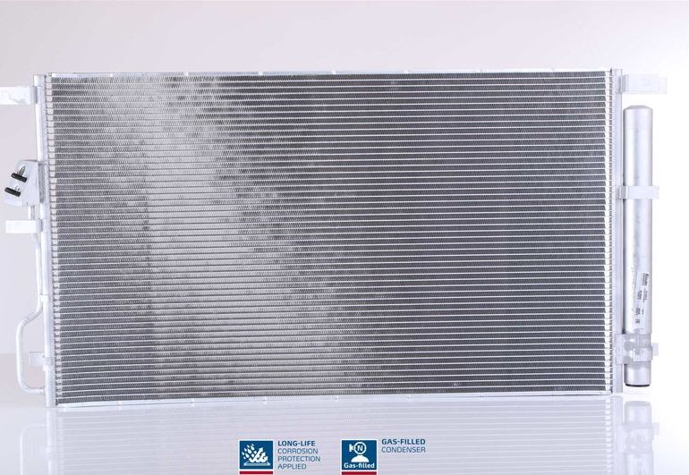 Радиатор кондиционера (конденсатор) Nissens (алюминий). Артикул 940820