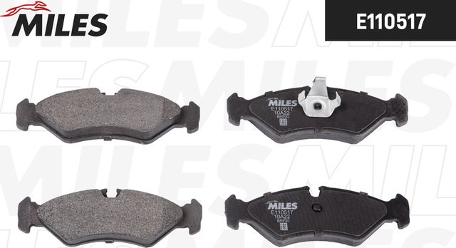 Тормозные колодки Miles (Semi-Metallic). Артикул E110517