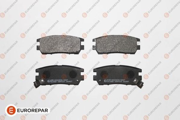 Тормозные колодки Eurorepar. Артикул 1617284480