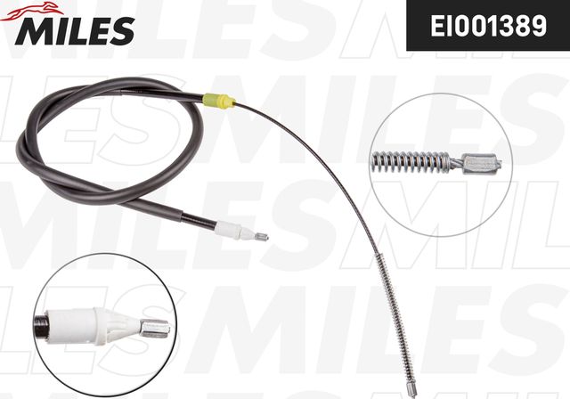 Трос ручника (тросик ручного тормоза) Miles задний правый/левый для Renault Megane I 1996-1999. Артикул EI001389