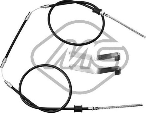 Трос ручника (тросик ручного тормоза) Metalcaucho задний для Ford Transit V 1994-2000. Артикул 80101