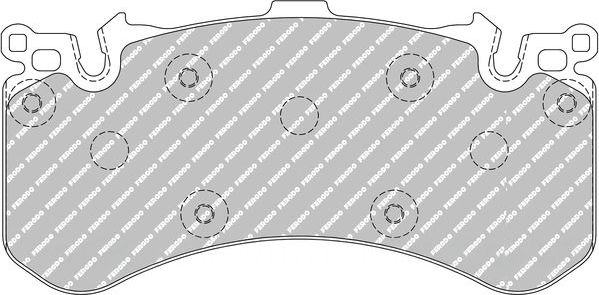 Тормозные колодки FERODO RACING DS2500. Артикул FCP4468H