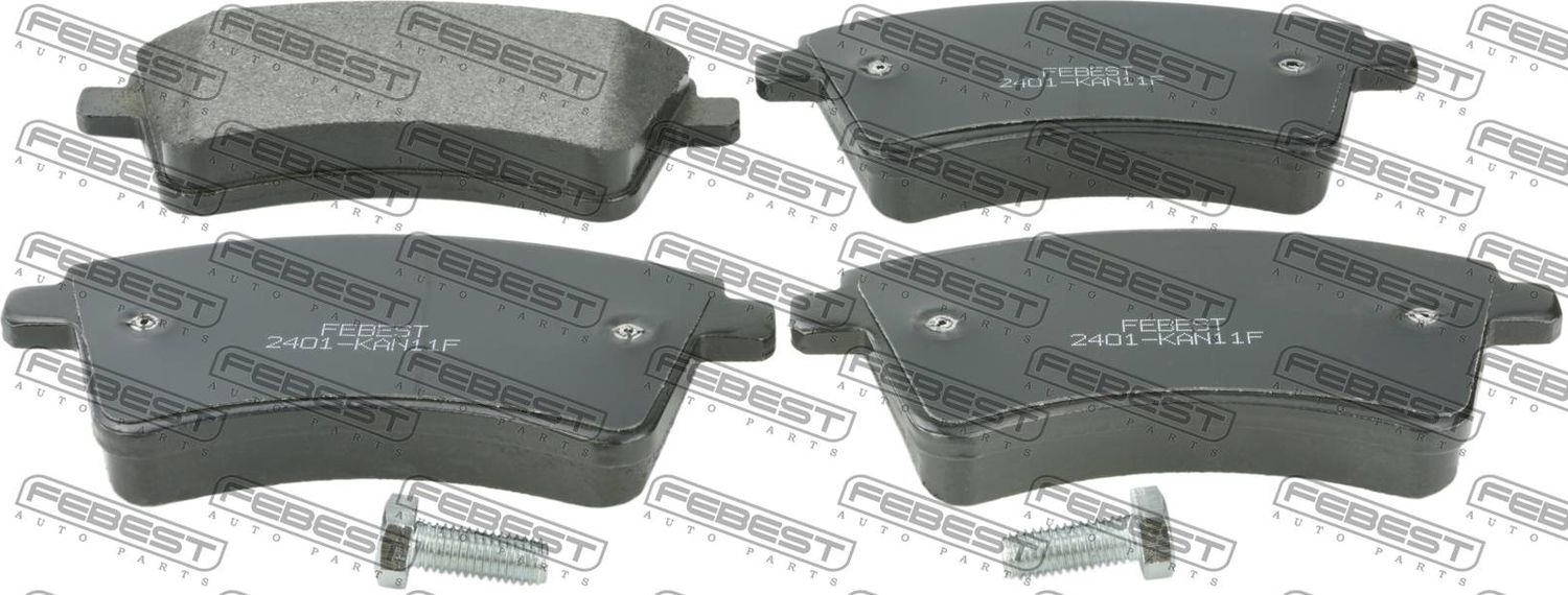 Тормозные колодки Febest. Артикул 2401-KANIIF