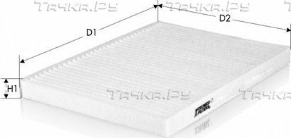 Салонный фильтр  Tecneco Filters для Fiat Panda II 2003-2013. Артикул CK10025
