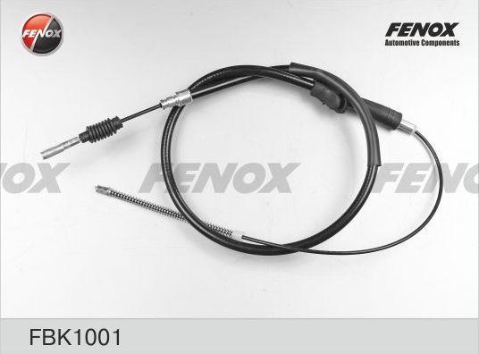 Трос ручника (тросик ручного тормоза) Fenox. Артикул FBK1001