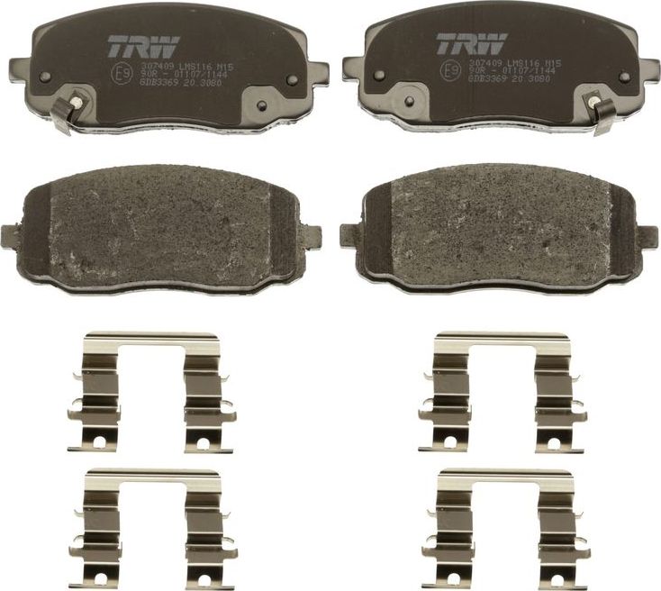 Тормозные колодки TRW COTEC. Артикул GDB3369